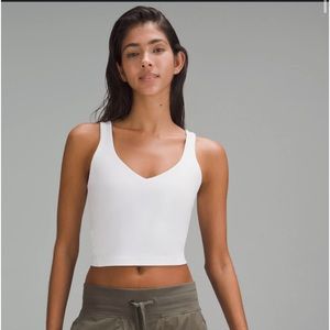 Lulu Lemon white align tank